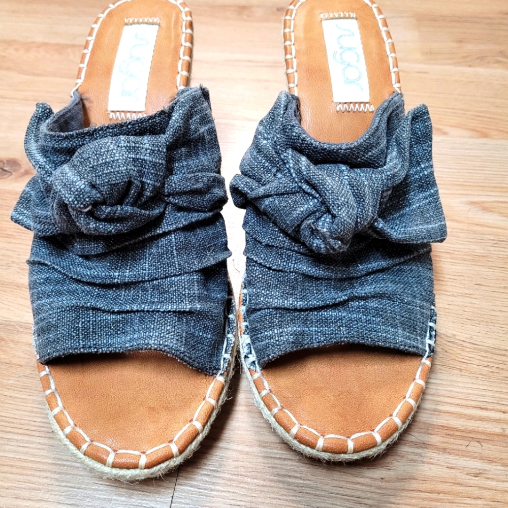 Brand New Sugar Espadrille Wedges